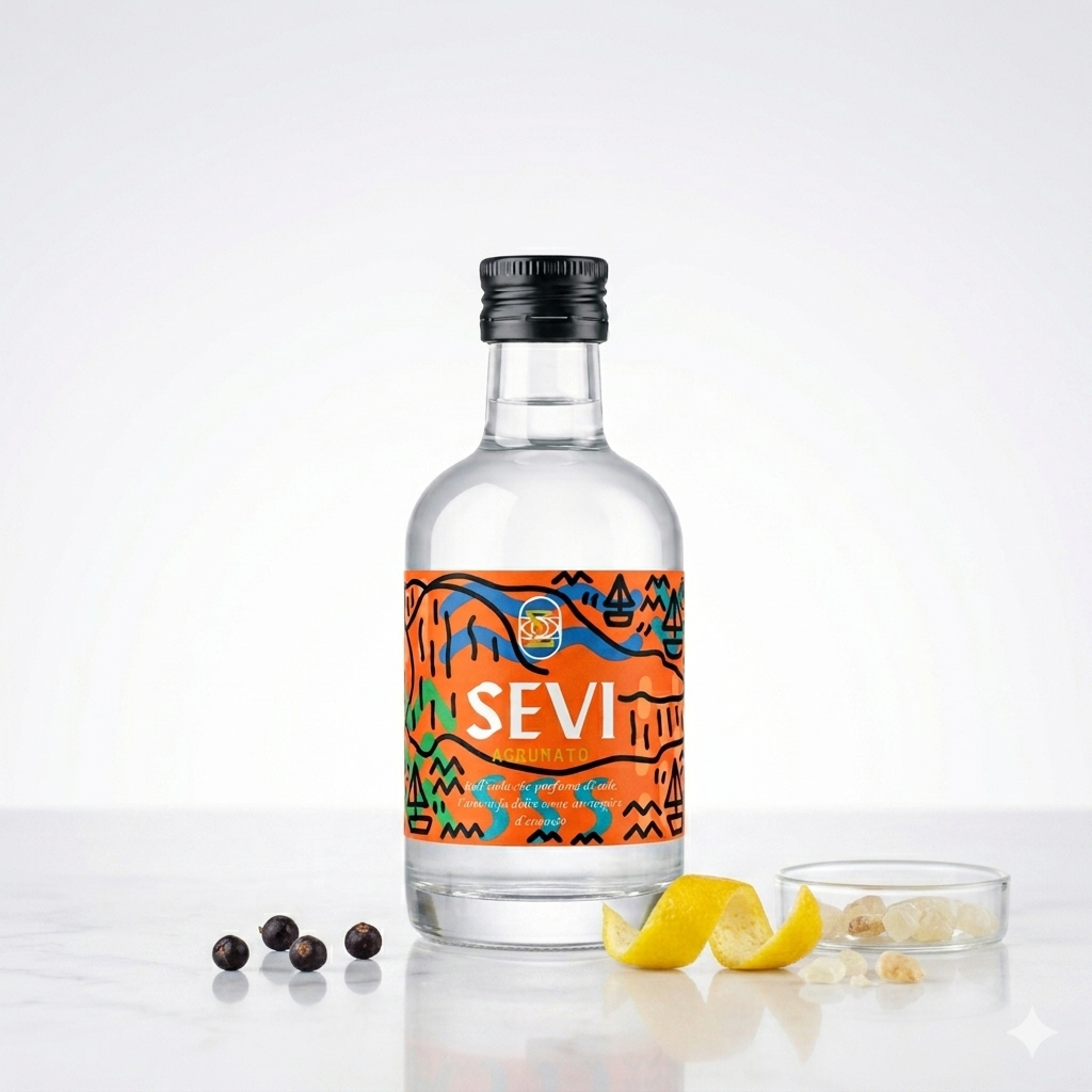 SEVI LONDON DRY GIN AGRUMATO 5 CL