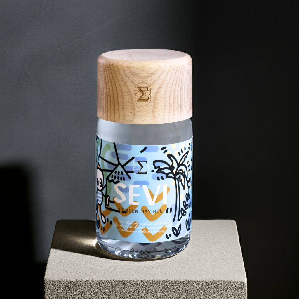 SEVI LONDON DRY GIN 50 CL - MYKONOS