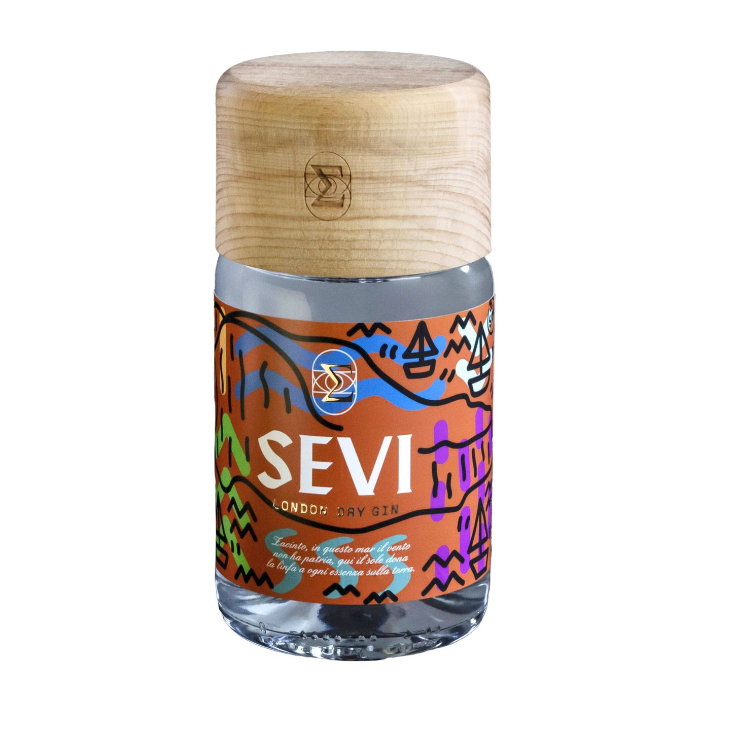 SEVI GIN - LONDON DRY GIN AGRUMATO - ARANCIO