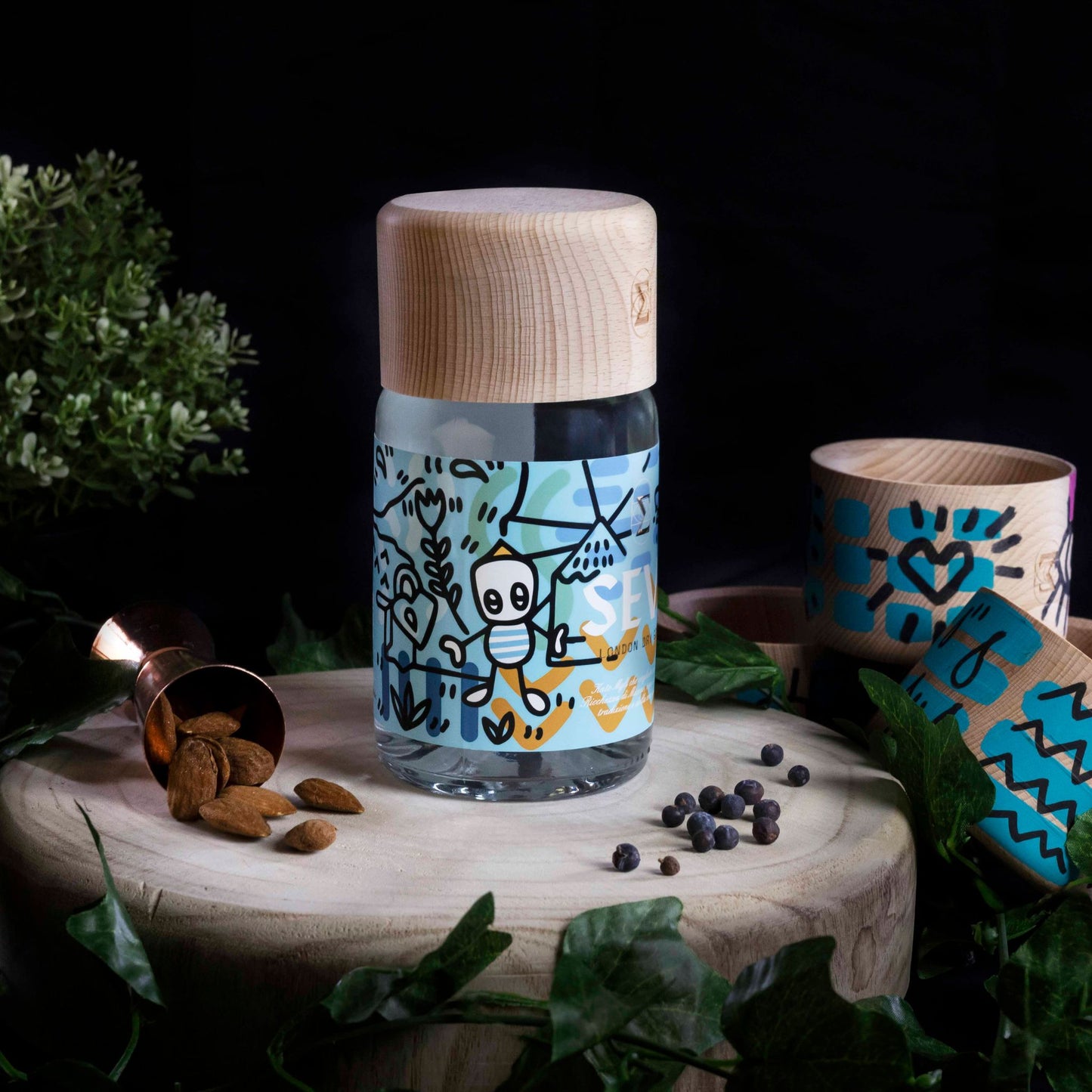 SEVI GIN - LONDON DRY GIN - VERSIONE MYKONOS