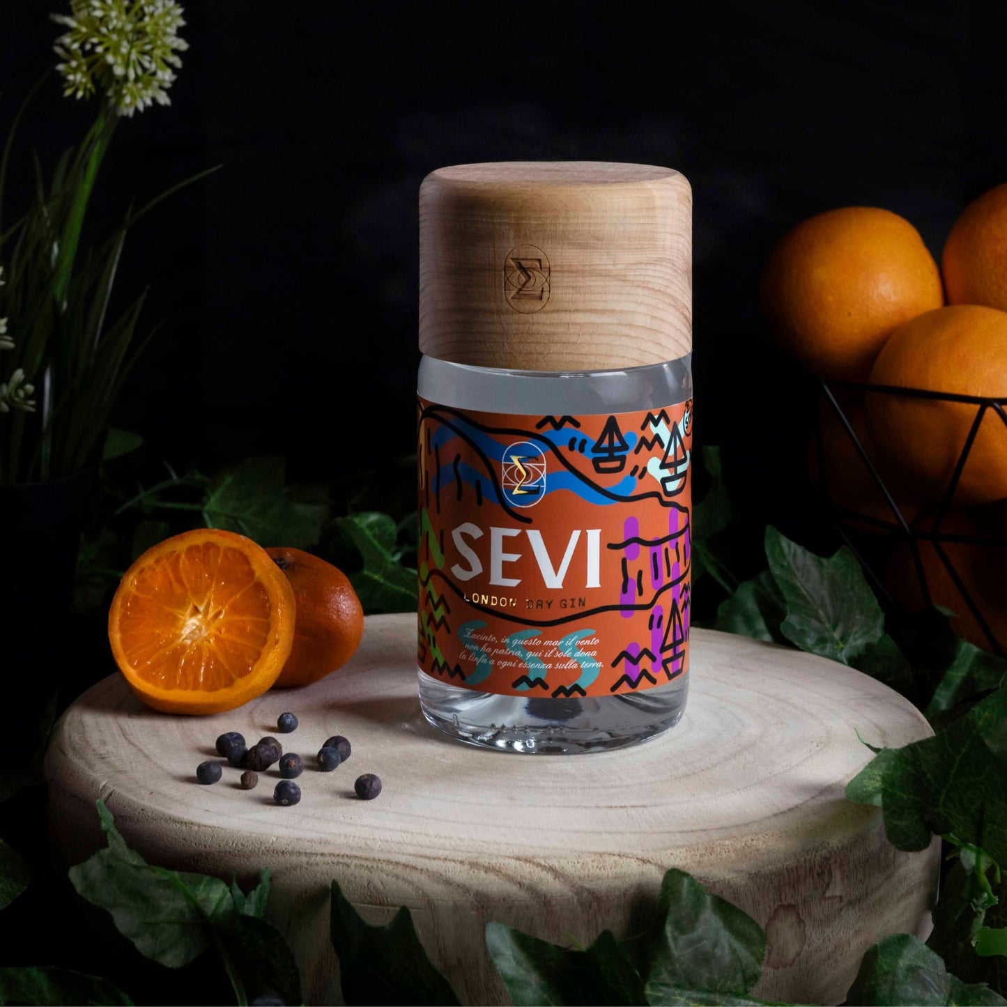 SEVI GIN - SEVI LONDON DRY GIN ORANGE