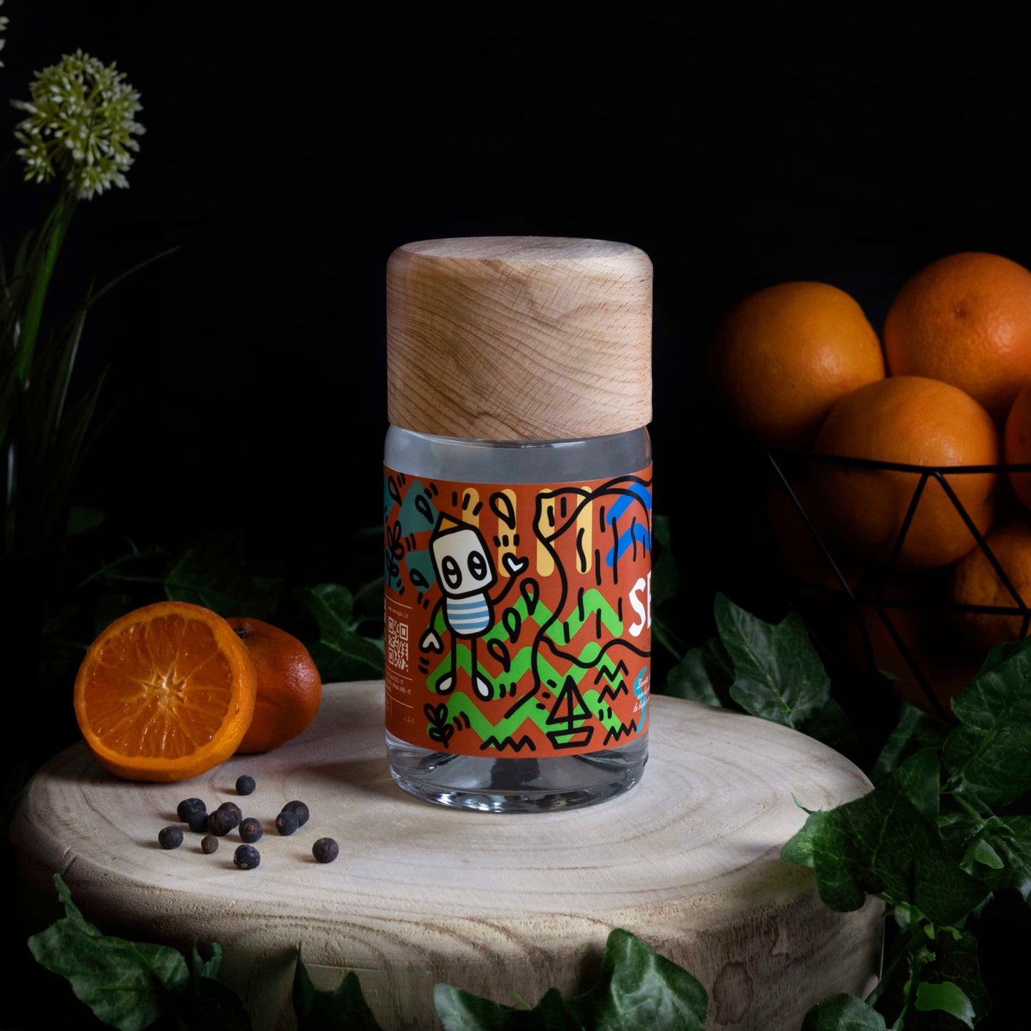 SEVI GIN - SEVI LONDON DRY GIN ORANGE