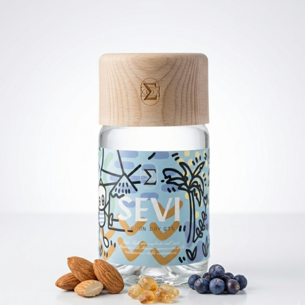 SEVI London Dry Gin — Mykonos