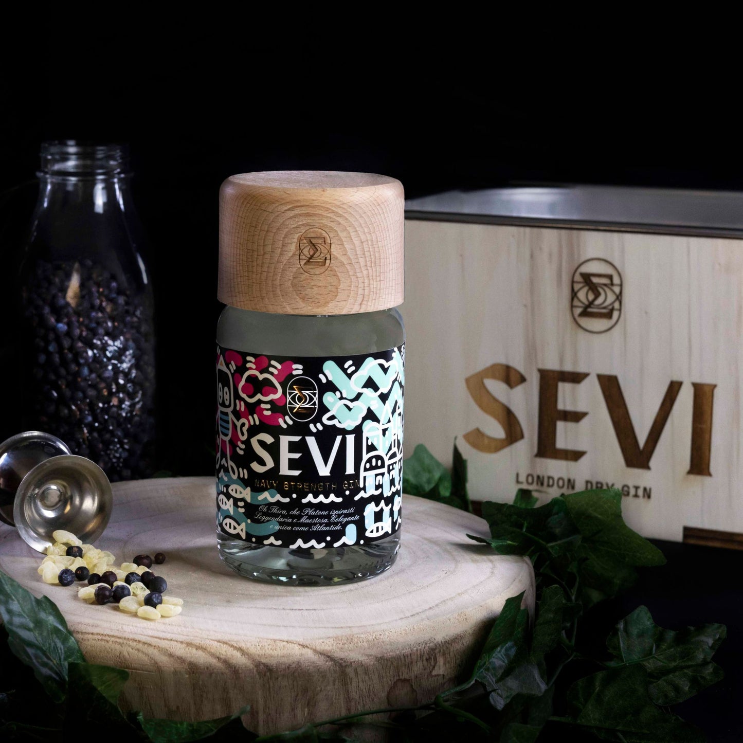 SEVI GIN - NAVY STRENGTH GIN - VERSIONE SANTORINI