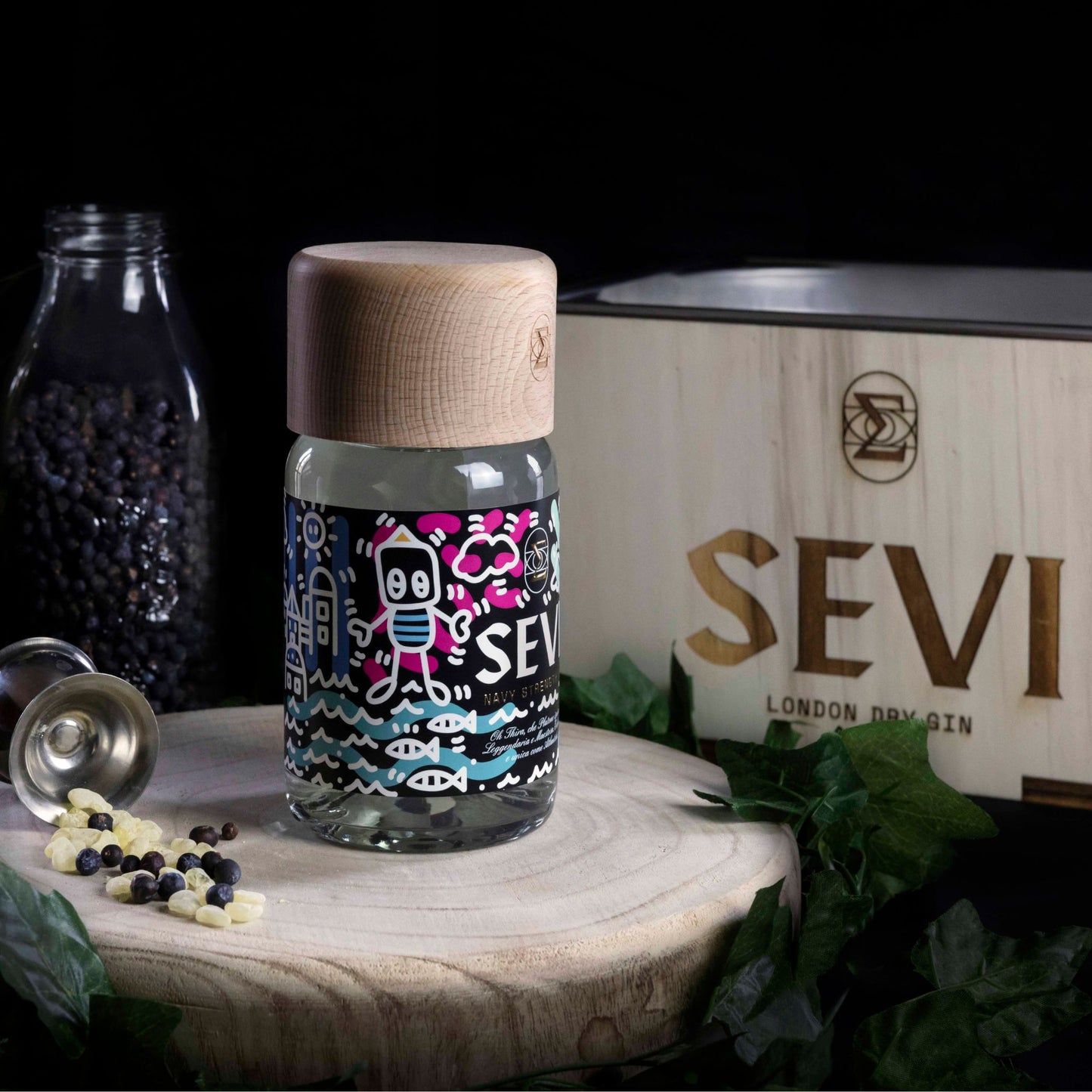 SEVI GIN - NAVY STRENGTH GIN - VERSIONE SANTORINI