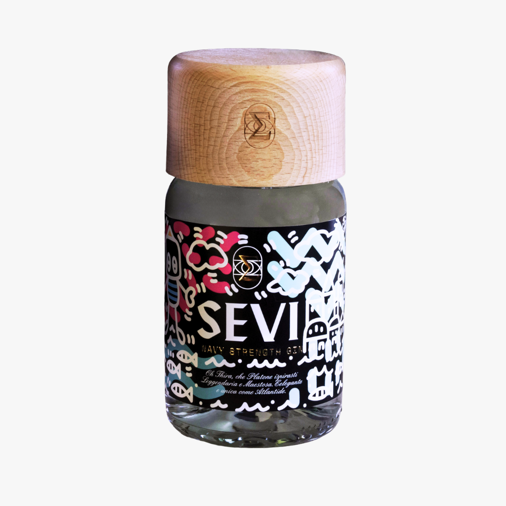 SEVI Navy Strength Gin — Santorini