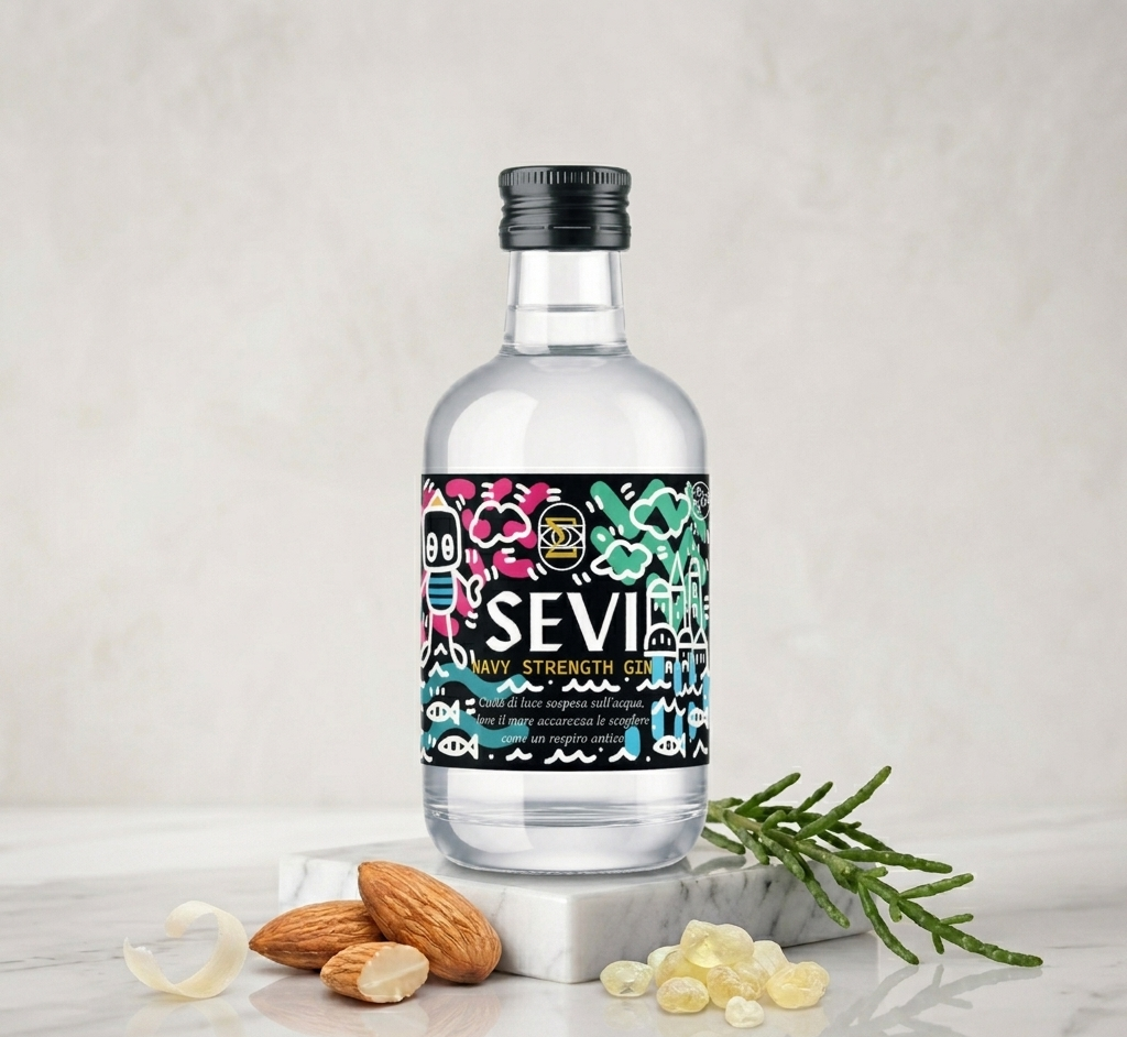 SEVI NAVY STRENGTH GIN 5 CL