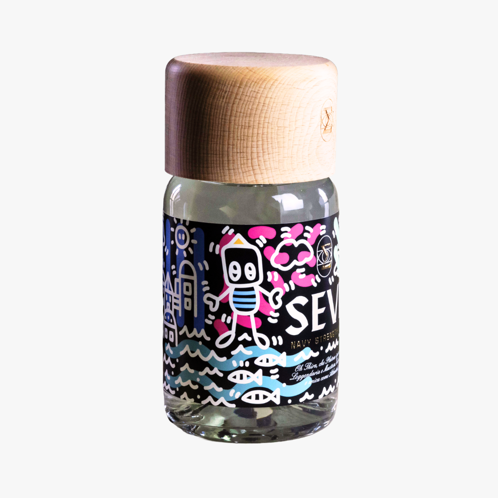 SEVI Navy Strength Gin — Santorini