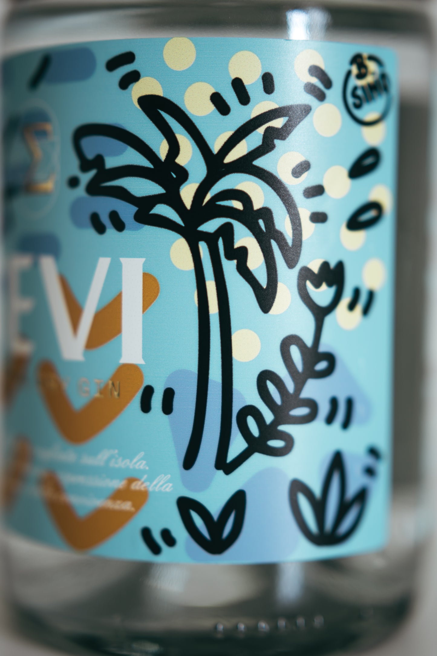 SEVI GIN - LONDON DRY GIN - BLU