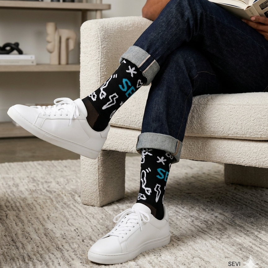Calze Nere SEVI x Bsimo – Comfort e Stile in Edizione Esclusiva