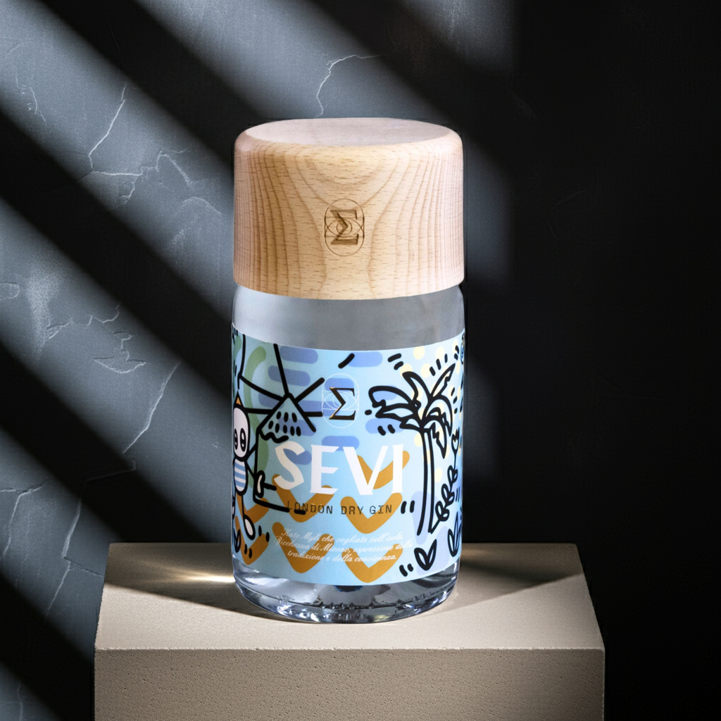 SEVI LONDON DRY GIN 50 CL - MYKONOS
